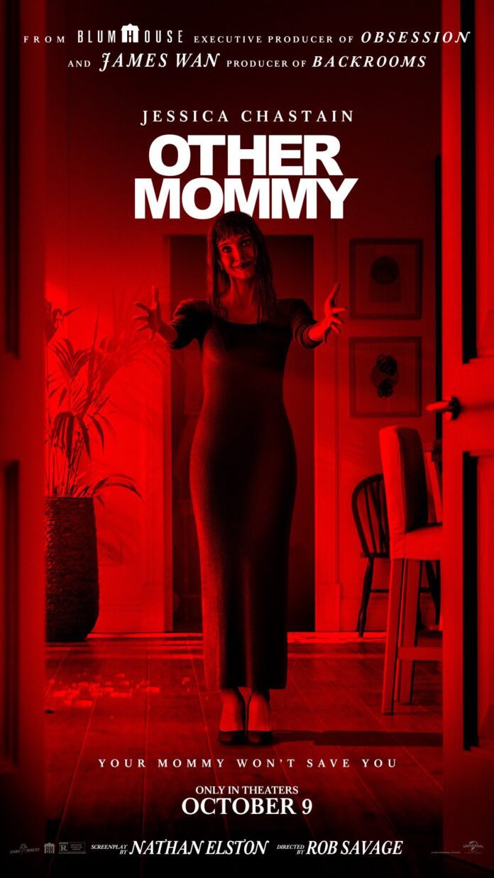 Jessica Chastain stars in Other Mommy, arriving in theaters on October 9, 2026.