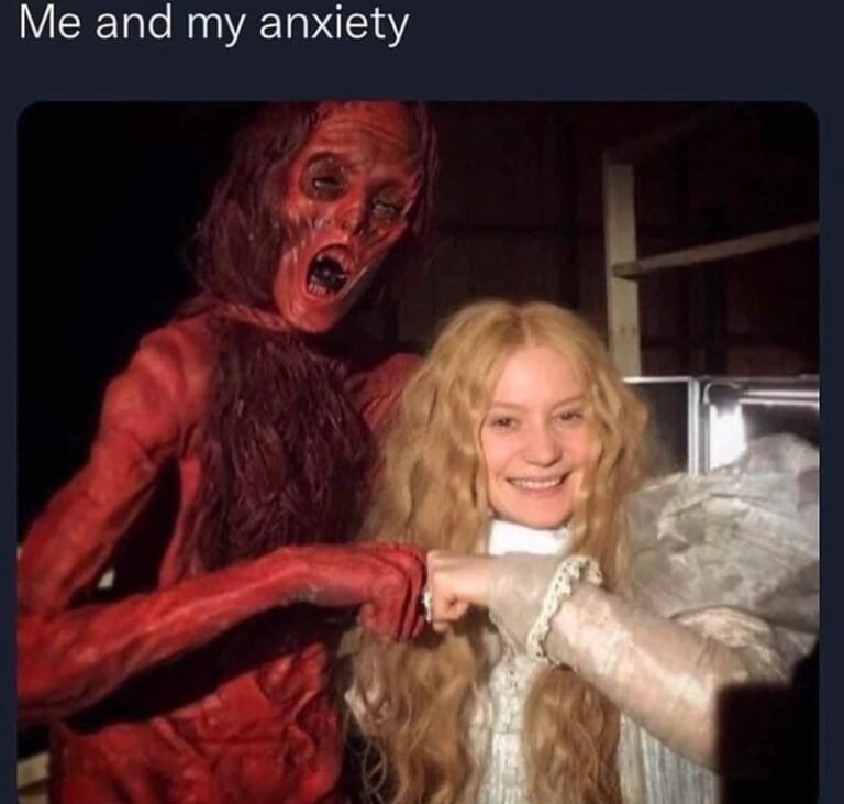 Just me and my emotional support demon.