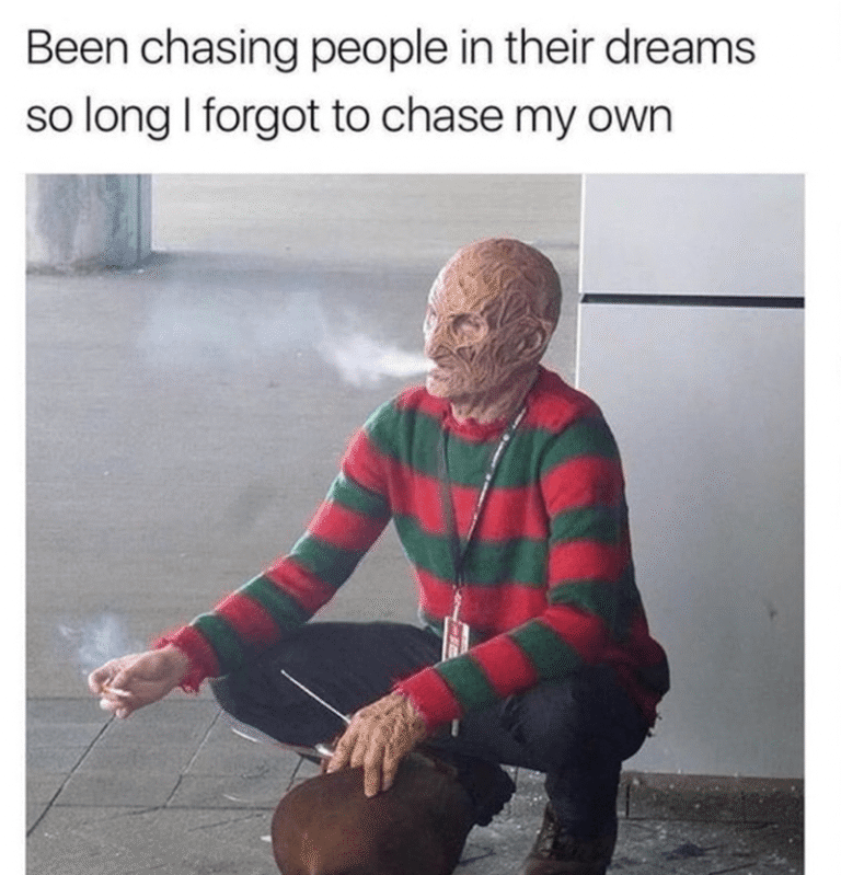 Freddy Krueger Just Got Too Real in This Existential Meme