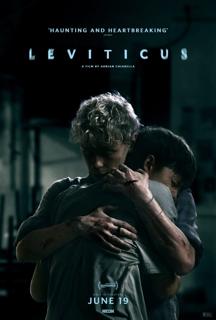 Official poster for NEON horror movie Leviticus