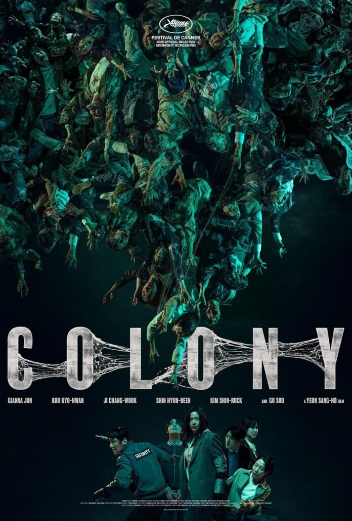 Official poster for Yeon Sang-ho’s zombie horror film Colony