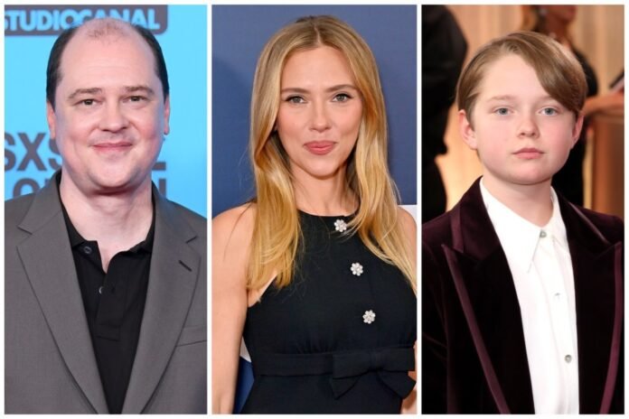 Mike Flanagan, Scarlett Johansson and Jacobi Jupe, who are attached to the upcoming Exorcist movie