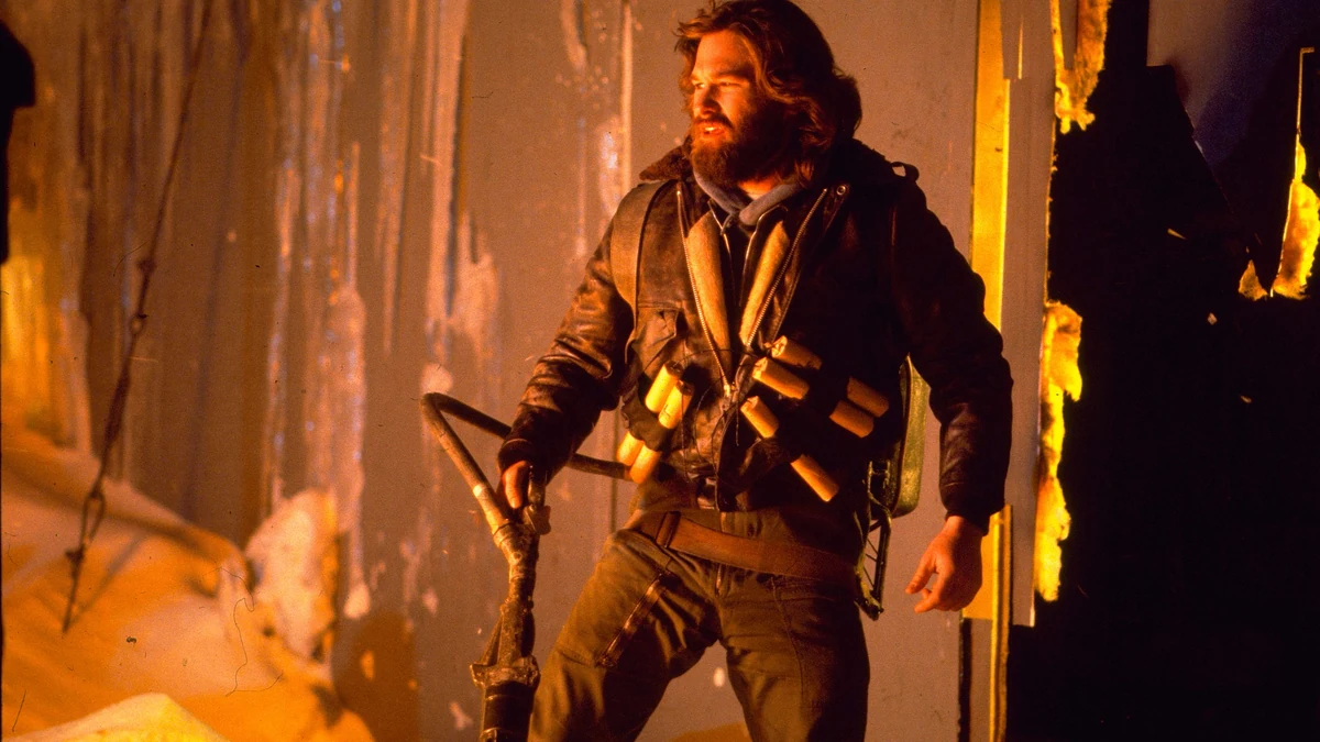 The Thing (1982) — MacReady with a flamethrower.