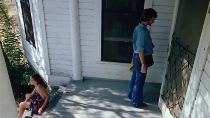 The Texas Chain Saw Massacre (1974) — an encounter at the farmhouse.